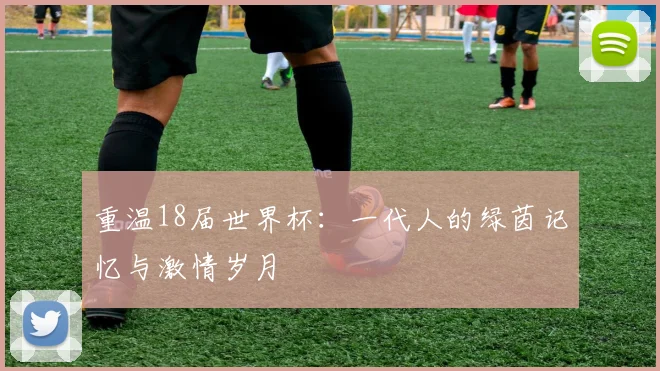 重温18届世界杯：一代人的绿茵记忆与激情岁月
