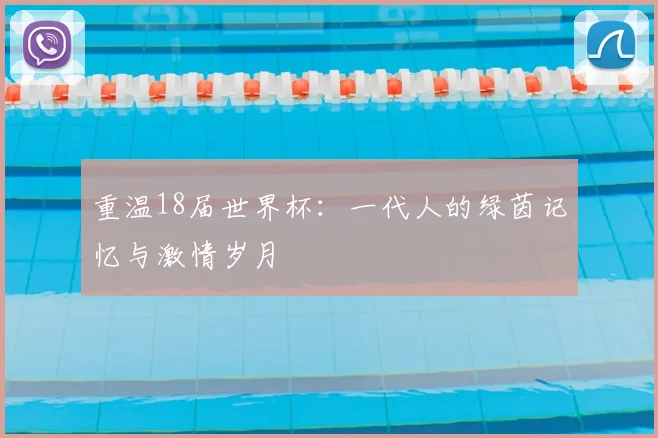 重温18届世界杯:一代人的绿茵记忆与激情岁月