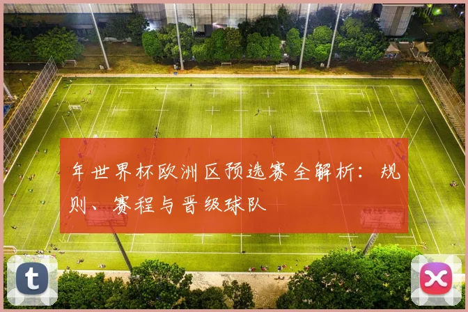 年世界杯欧洲区预选赛全解析：规则、赛程与晋级球队